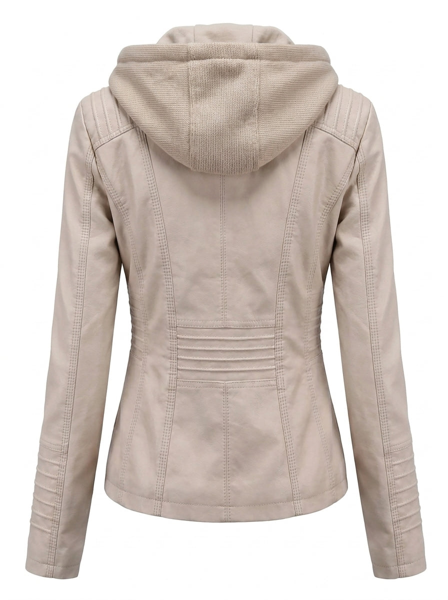 Cristina ⎸ Chaqueta de Piel Resistente y Elegante