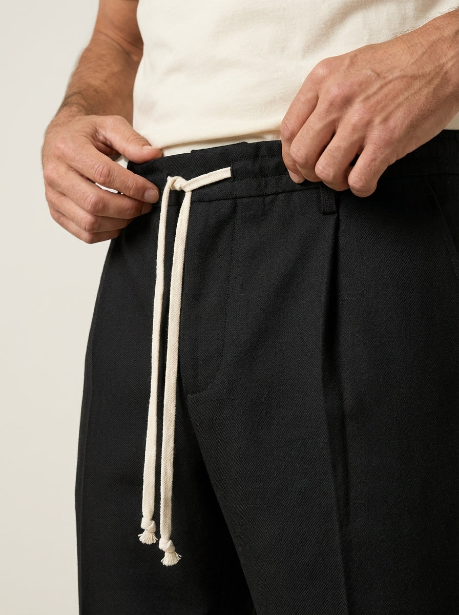 Marco - Pantalón elegante con cordón ajustable