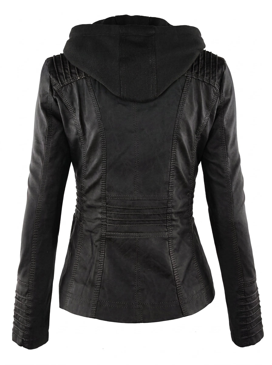 Asunción - Chaqueta de Piel Resistente y Elegante