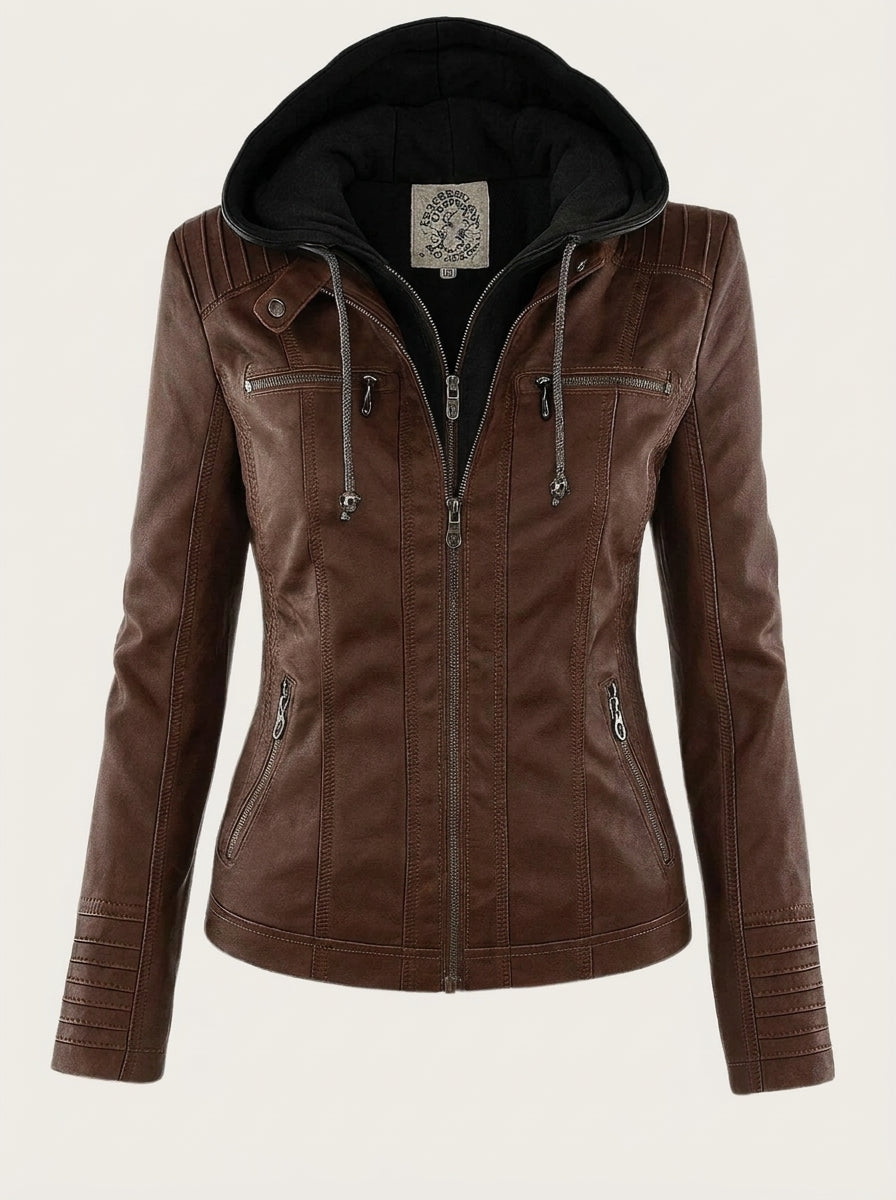 Sara ⎸ Chaqueta de Piel Resistente y Elegante
