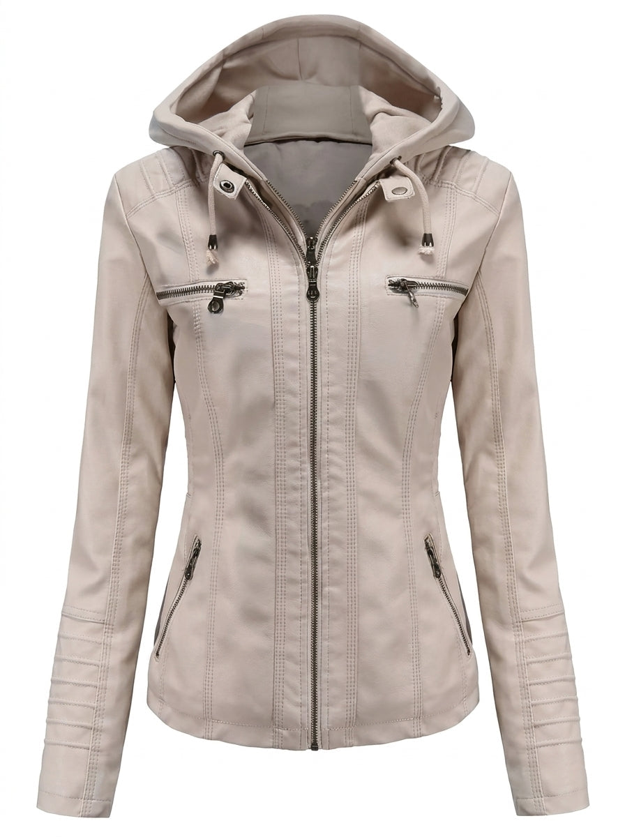 Cristina ⎸ Chaqueta de Piel Resistente y Elegante