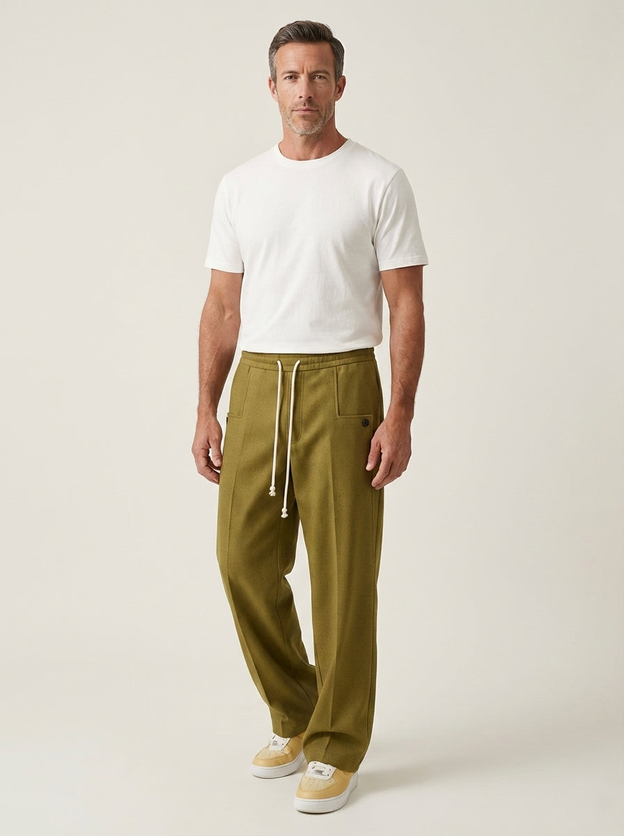 Marco - Pantalón elegante con cordón ajustable