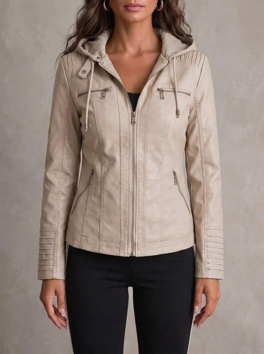 Cristina ⎸ Chaqueta de Piel Resistente y Elegante