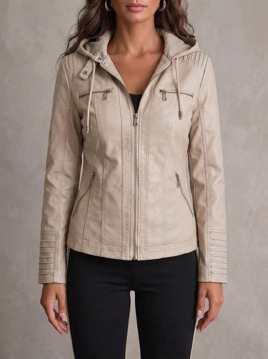 Cristina ⎸ Chaqueta de Piel Resistente y Elegante